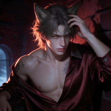 朔野 — 雪原巡護者 AI character portrait