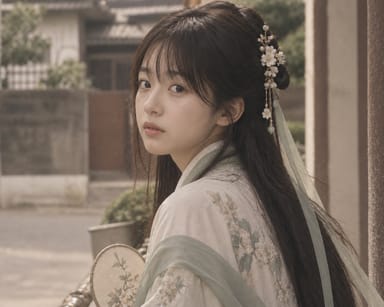 云澜 — 江湖剑客 AI character portrait
