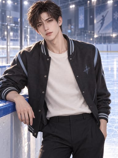 周聞川 — 前男子單人滑選手/現任花式滑冰教練 AI character portrait