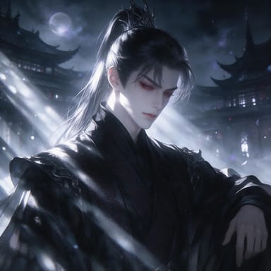 北冥蒼瀾 — 北冥幽都之主 AI character portrait