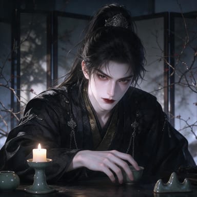 厲寒淵 — 禦祟司執祟人 AI character portrait