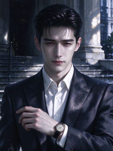 陸硯深 — 律師/律師事務所創始合夥人 AI character portrait