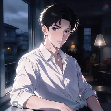 賀星淮 — 實習醫生 AI character portrait